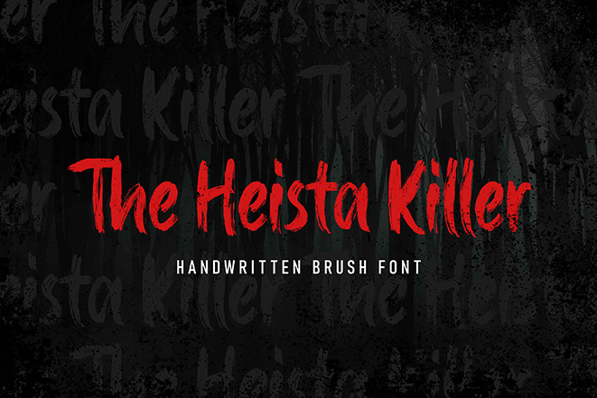 The Heista Killer Font