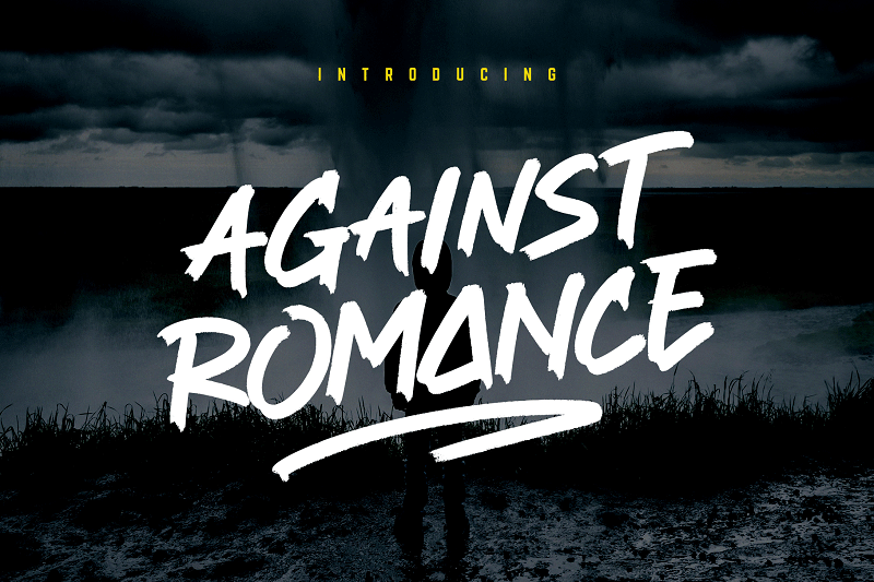 Against Romance Font