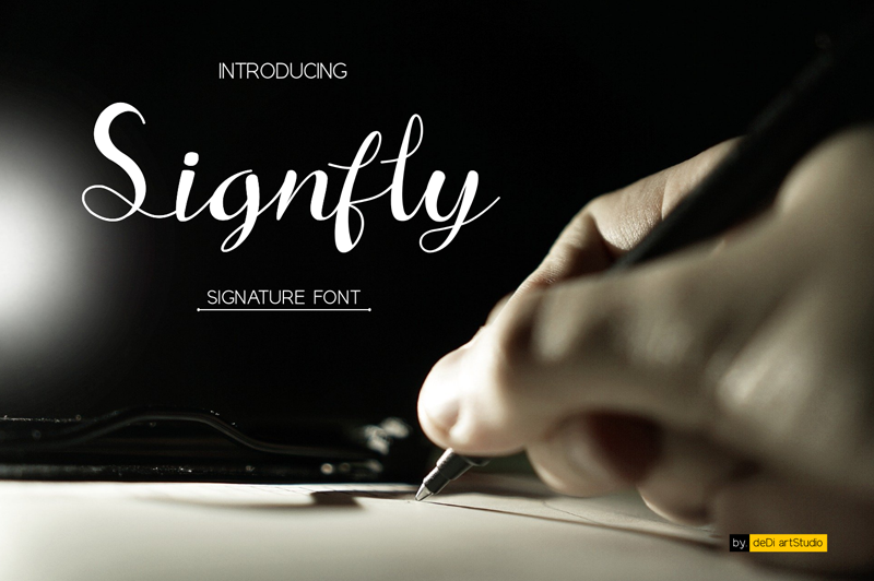 Signfly Font