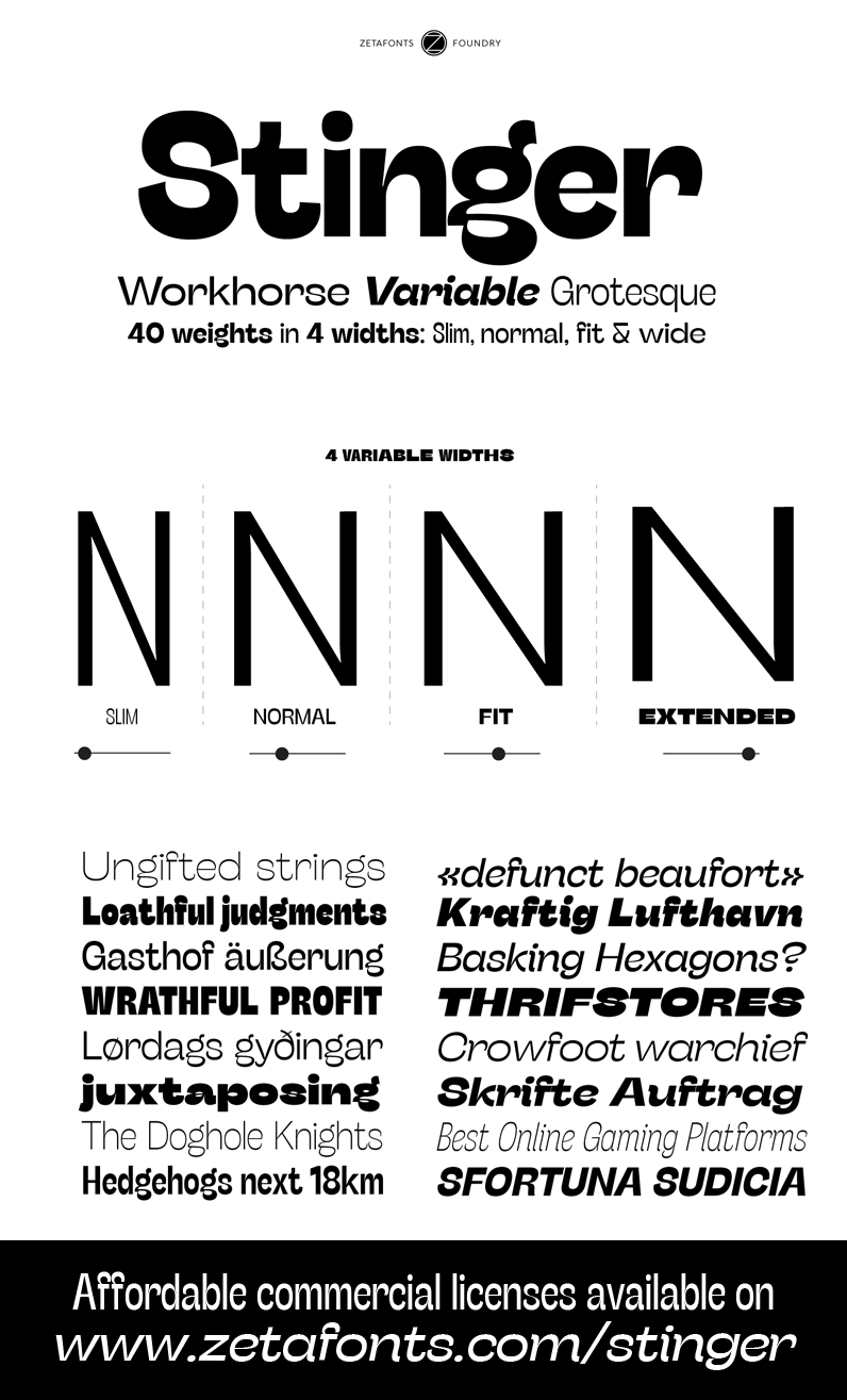 Stinger Font