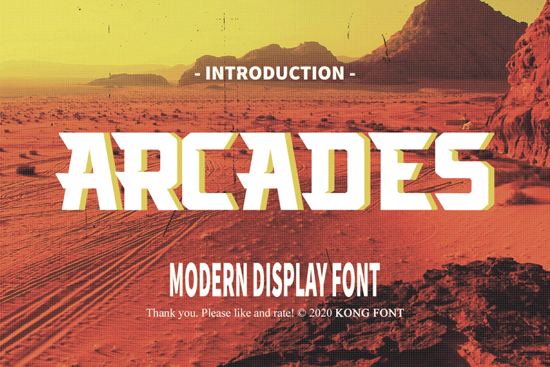 Arcades Font