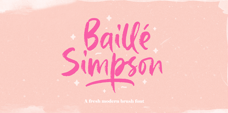 Baille Simpson Font