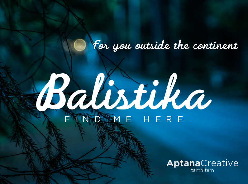 Balistika Font