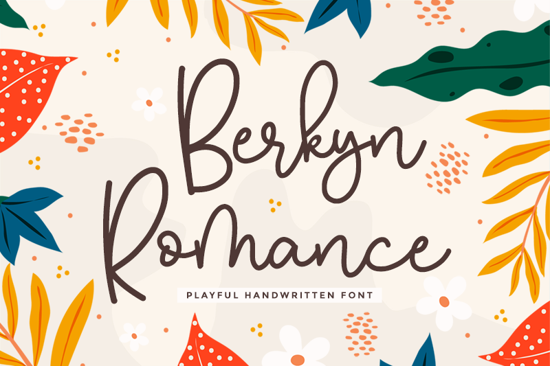 Berkyn Romance Font