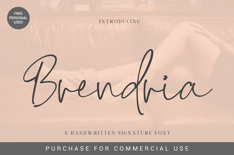 Brendria Signature Font