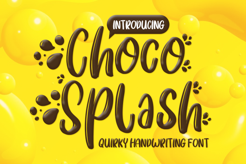 Choco Splash Font