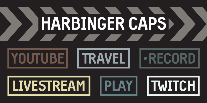 Harbinger Caps Font
