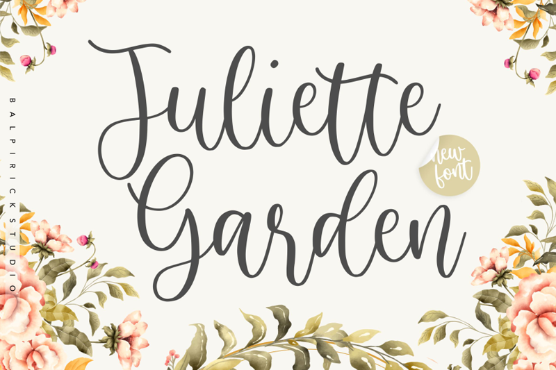 Juliette Garden Font