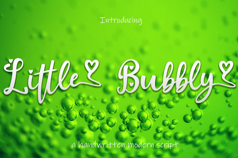 Little Bubbly Font