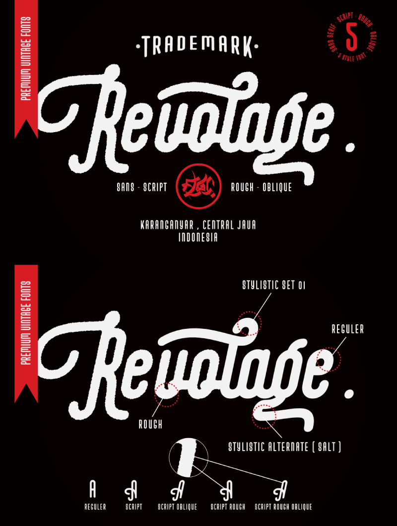 Revolage Script Font