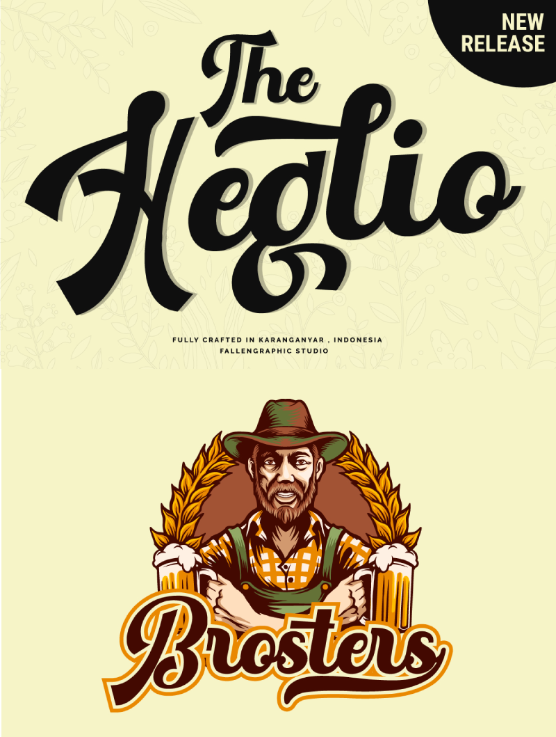 The Heglio Font
