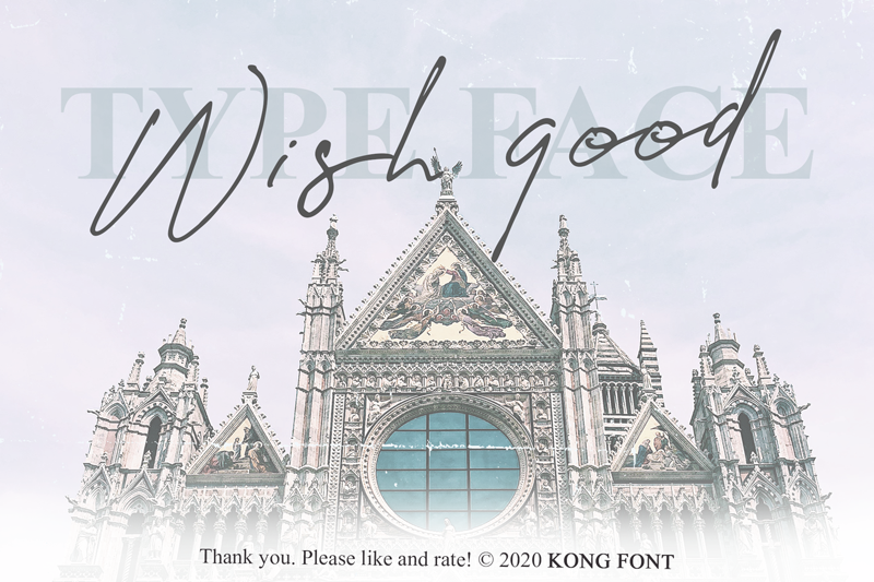Wish Good Font