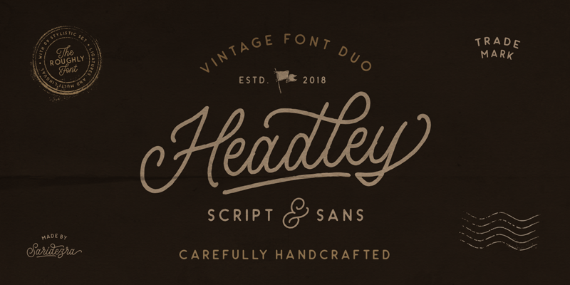 Headley Script Font