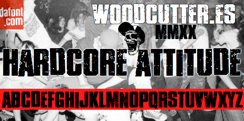 Hardcore Attitude Font