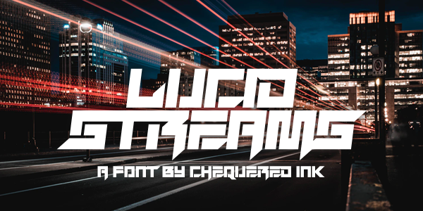 Lucid Streams Font
