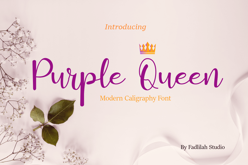 Purple Queen Font