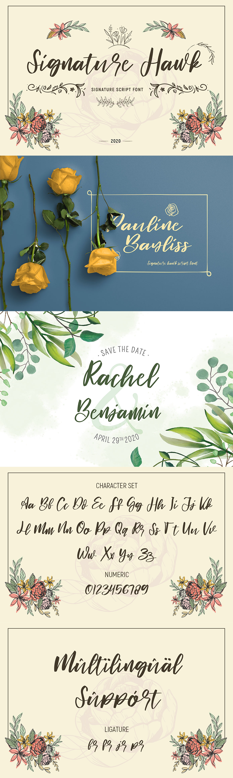 Signature Hawk Font