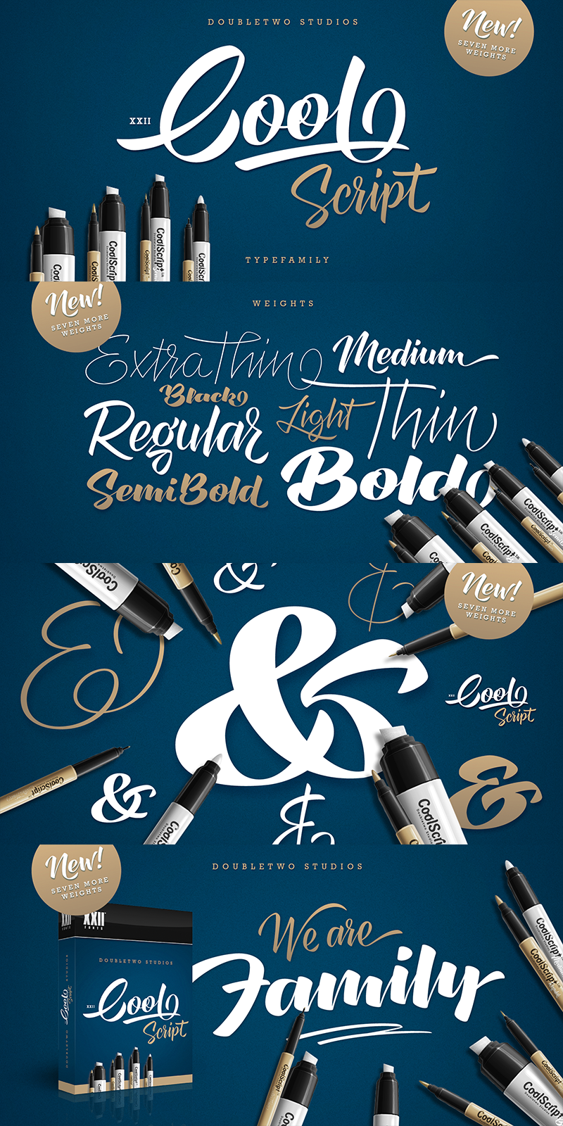 XXII CoolScript Font