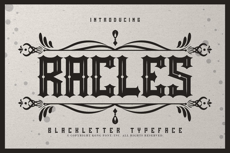 Rackles Font