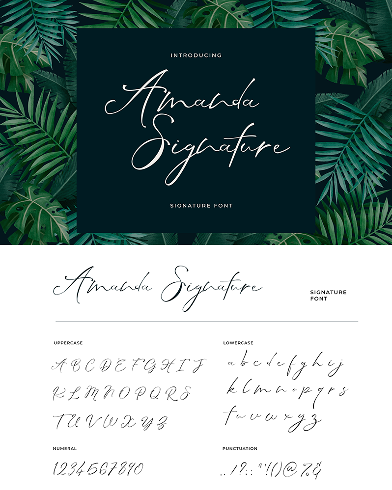Amanda Signature Font