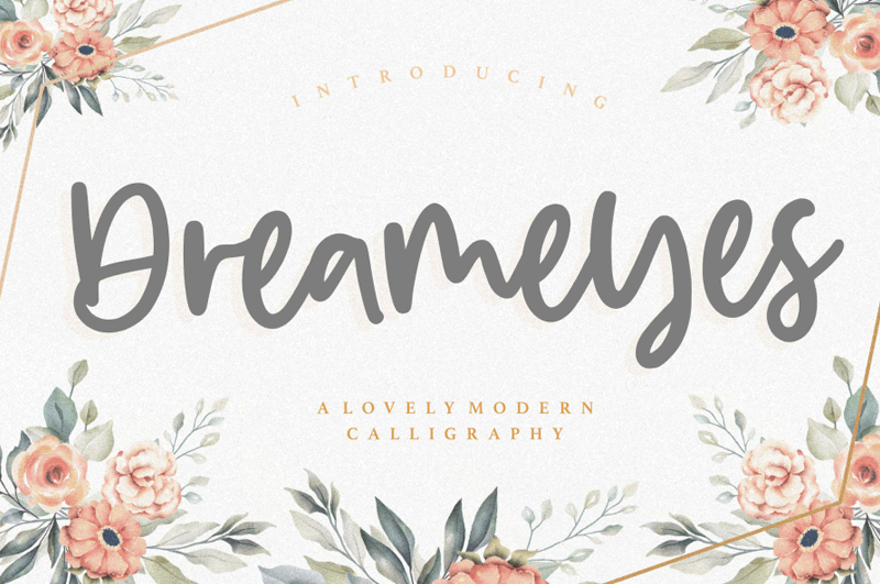 Dreameyes Font