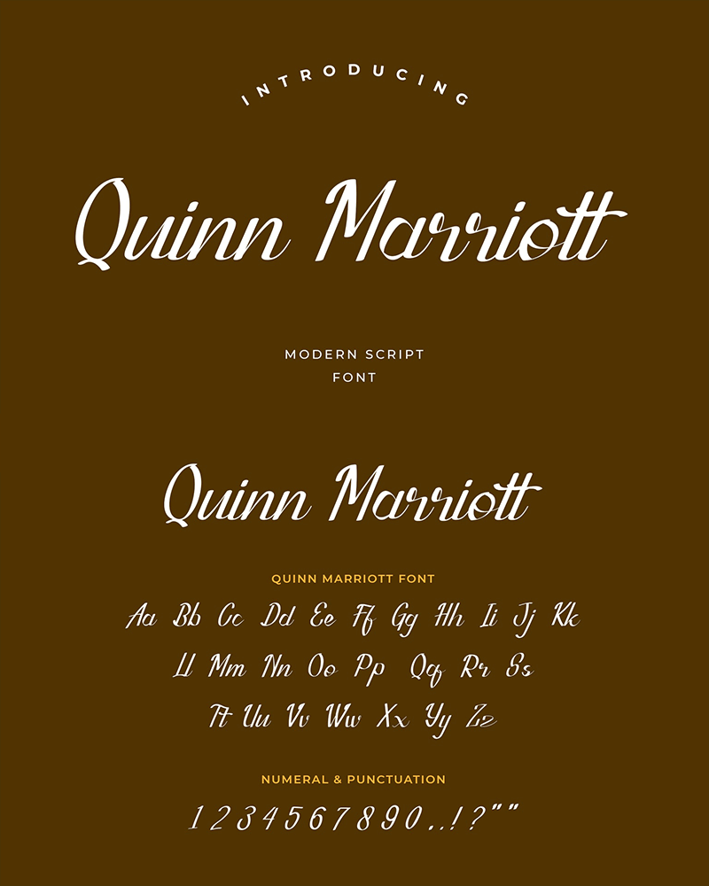 Quinn Marriott Font