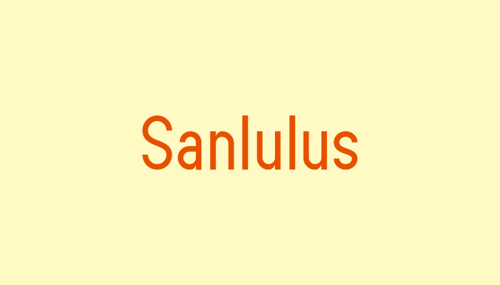 Sanlulus Font