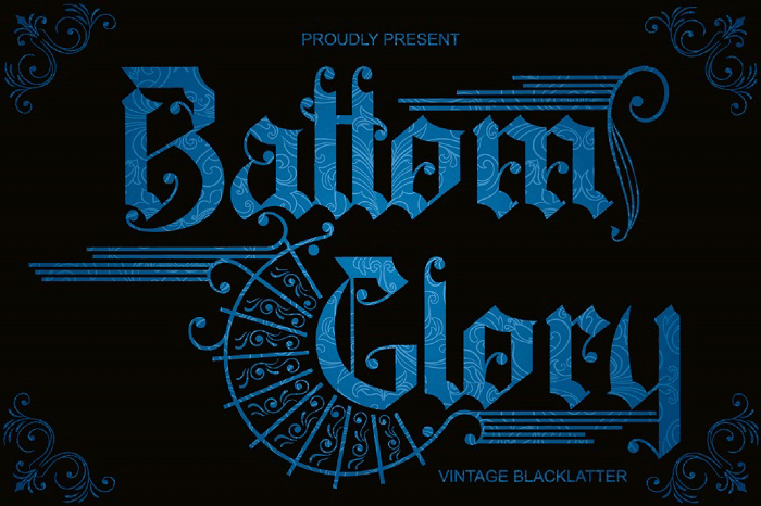 Battom Glory Font