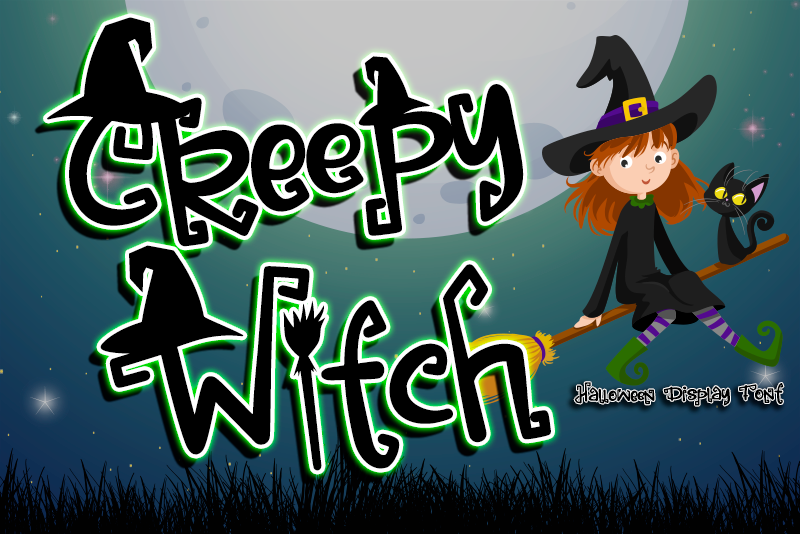 Creepy Witch Font