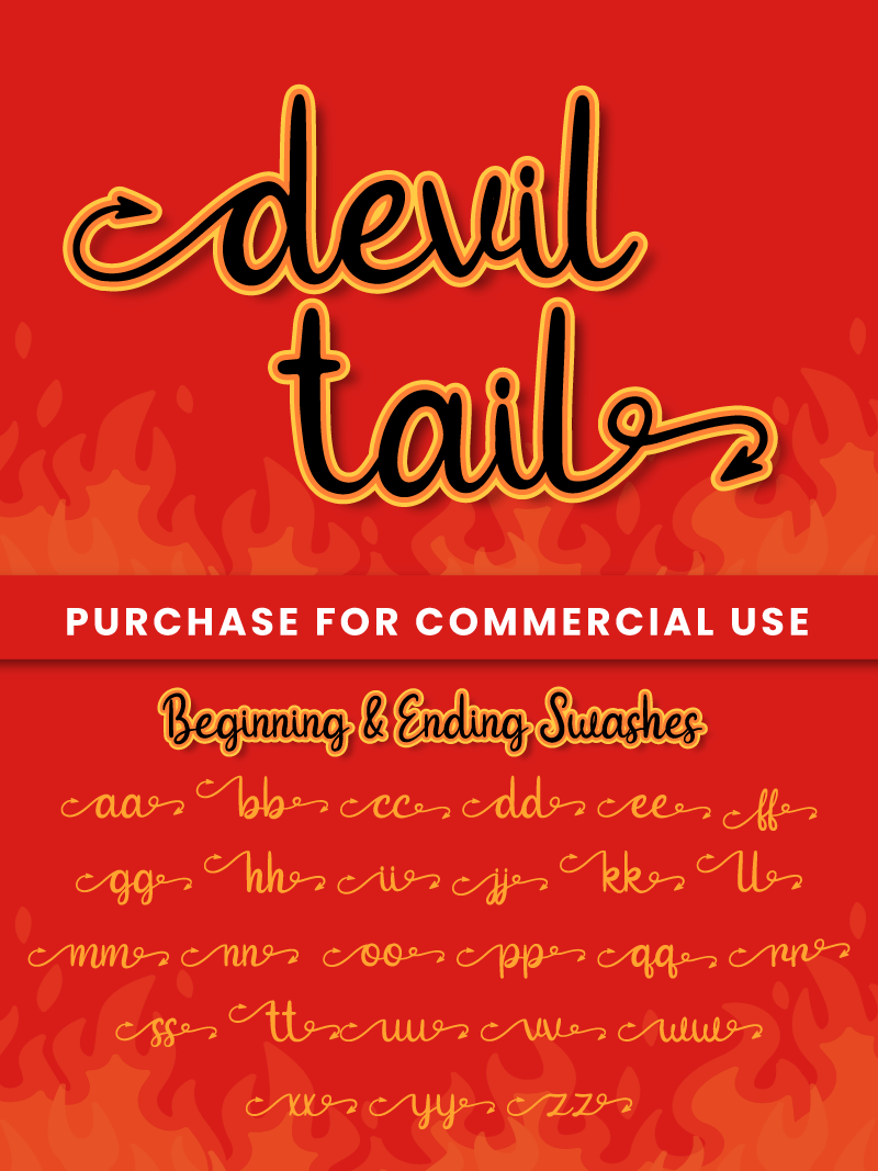 Devil Tail Font