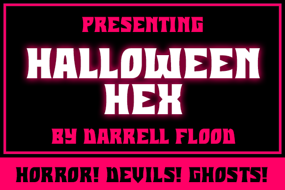 Halloween Hex Font