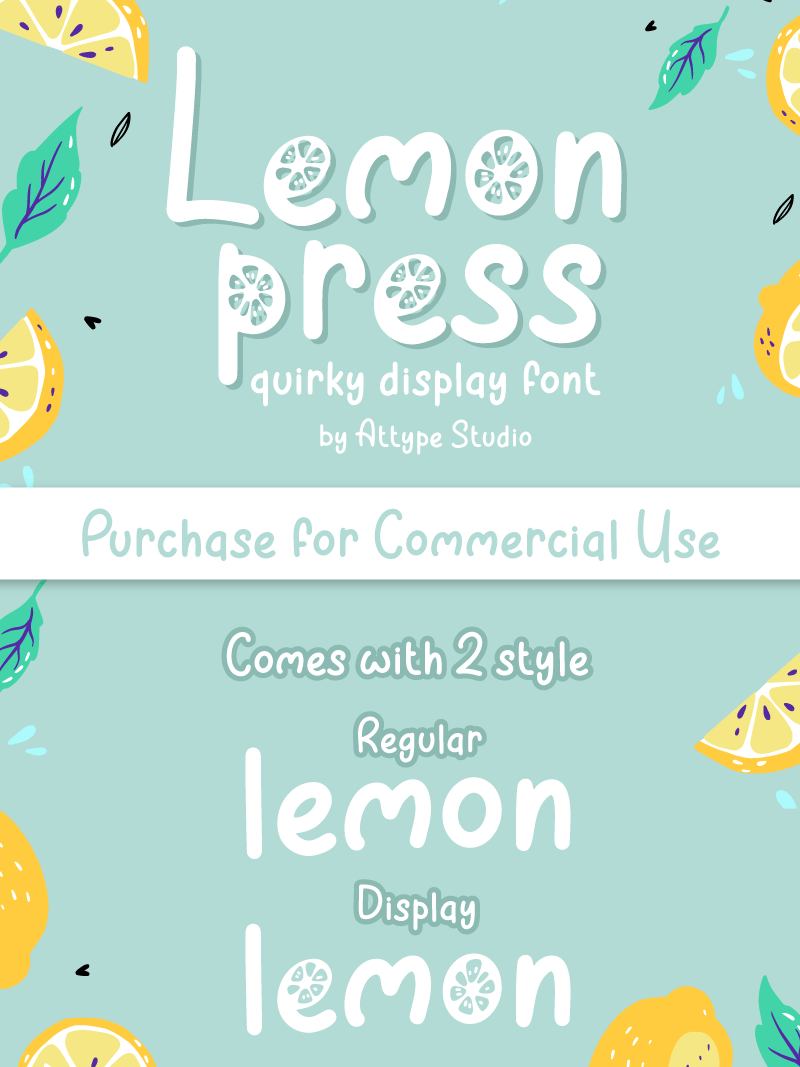 Lemon Press Font