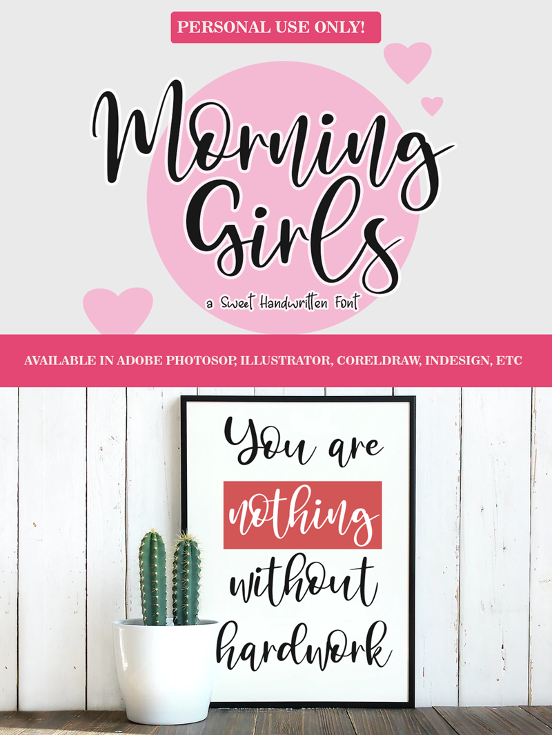 Morning Girls Font