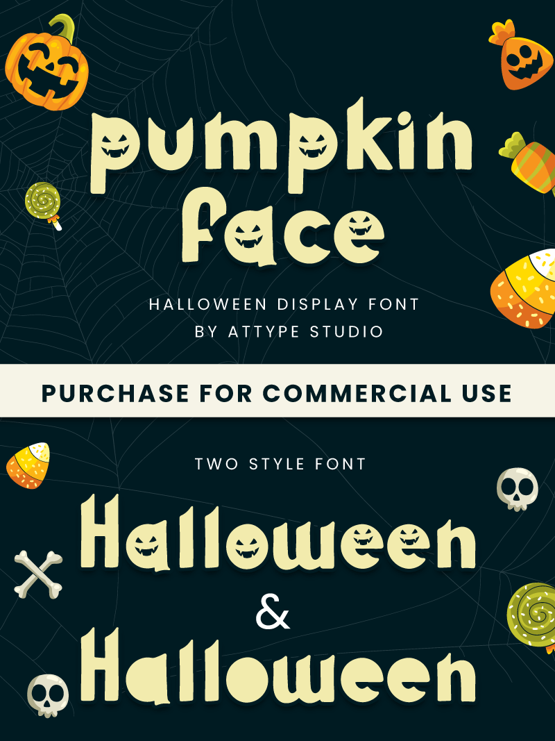 Pumpkin Face Font