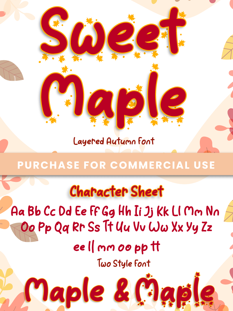 Sweet Maple Font