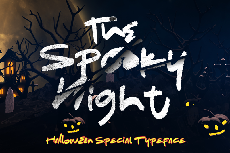 The Spooky Night Font
