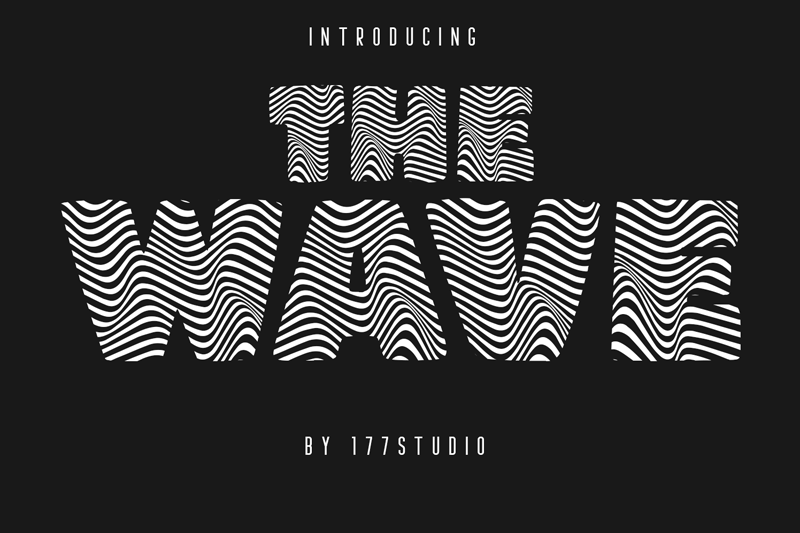 The Wave Font