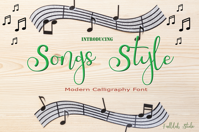 Songs Style Font