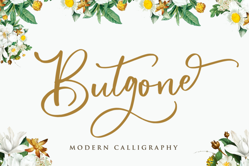 Butgone Font