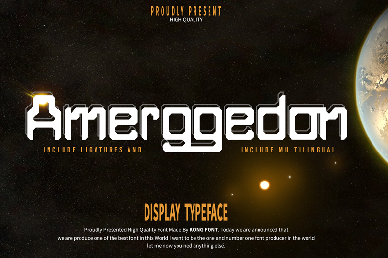 Amerggedon Font