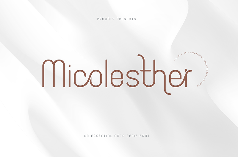 Micolesther Font