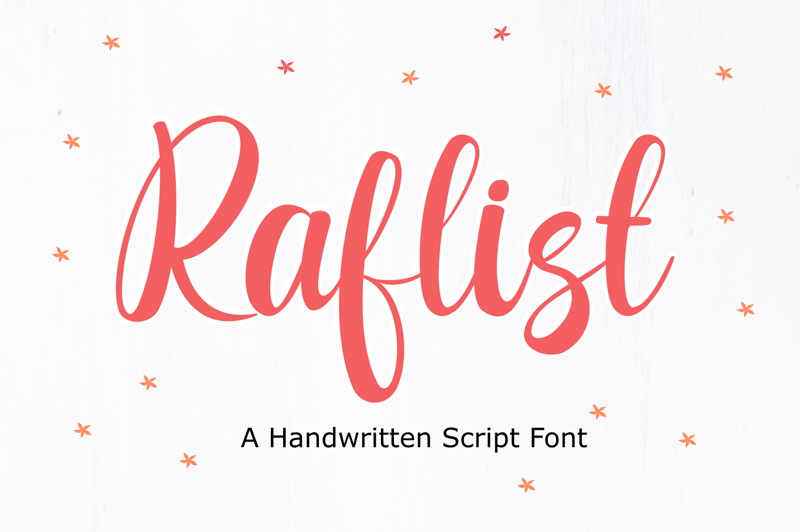 Raflist Font