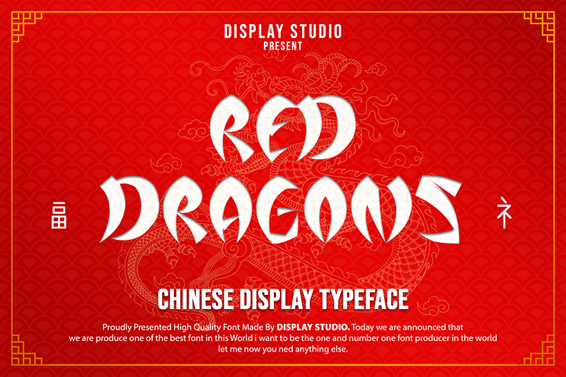 Red Dragons Font