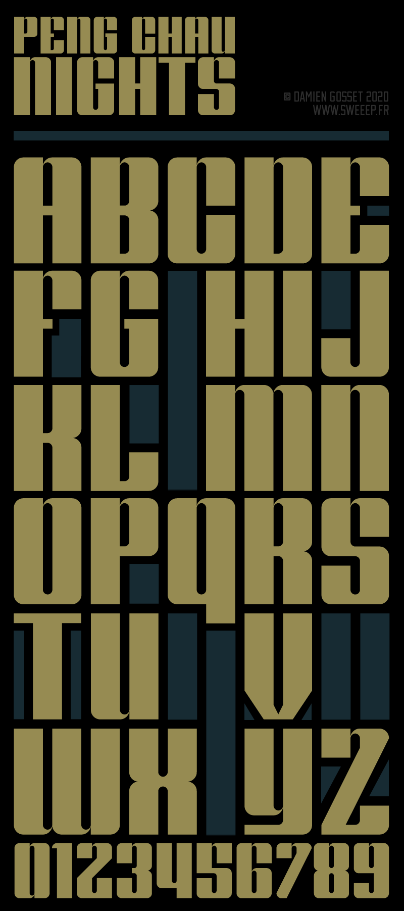 Peng Chau Nights Font