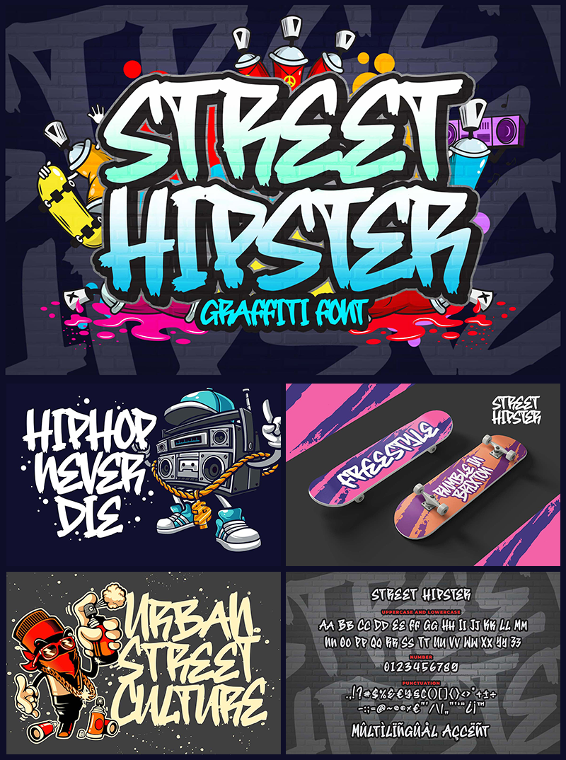 Street Hipster Font