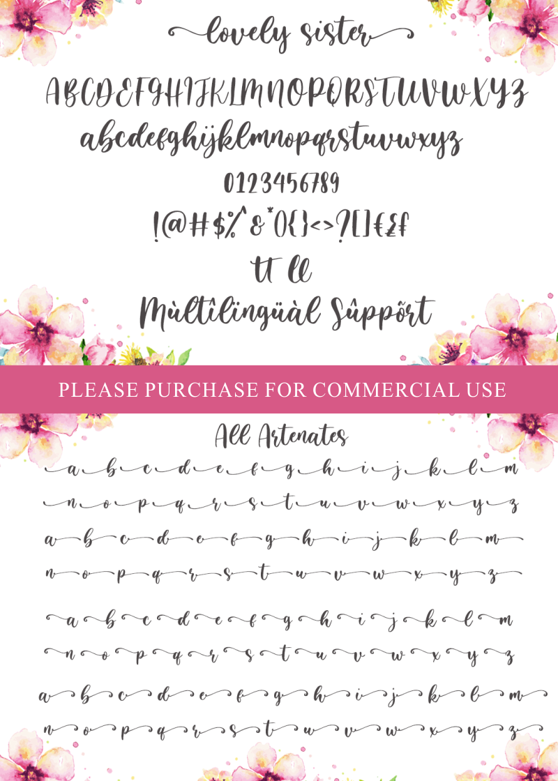 Lovely Sister Font