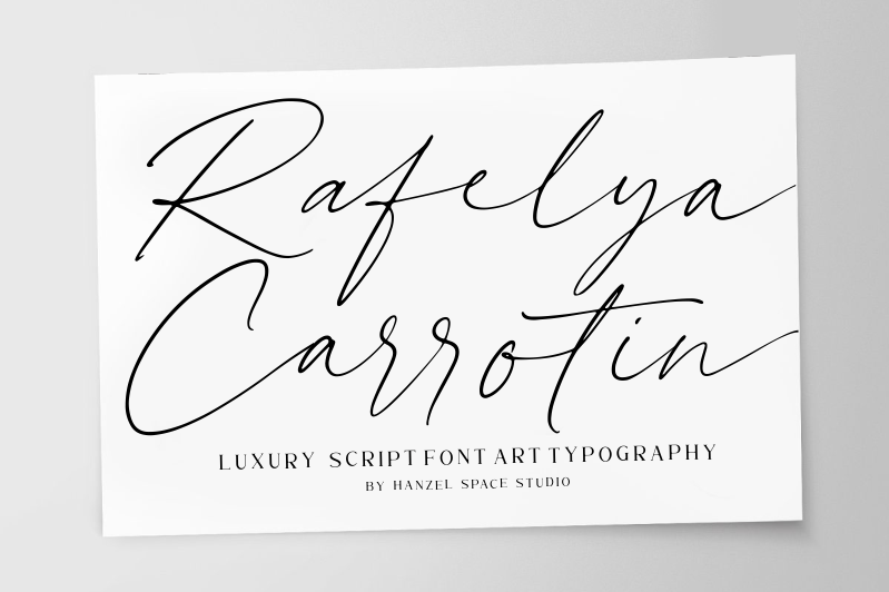 Rafelya Carrotin Font