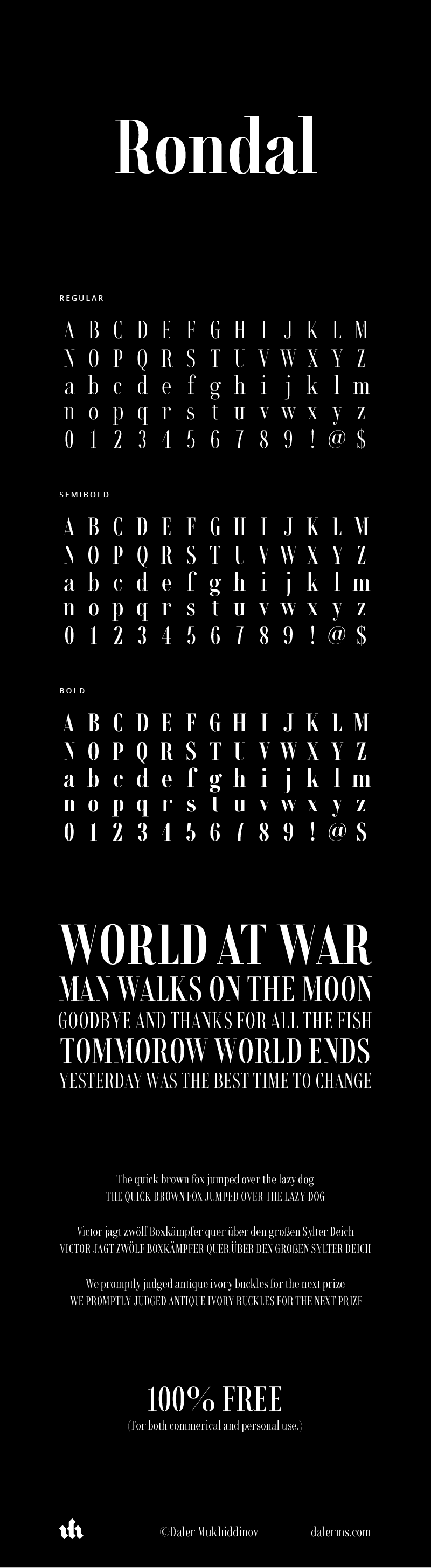 Rondal Font