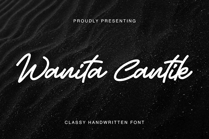 Wanita Cantik Font