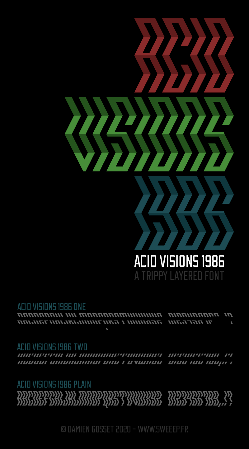 Acid Visions 1986 Font